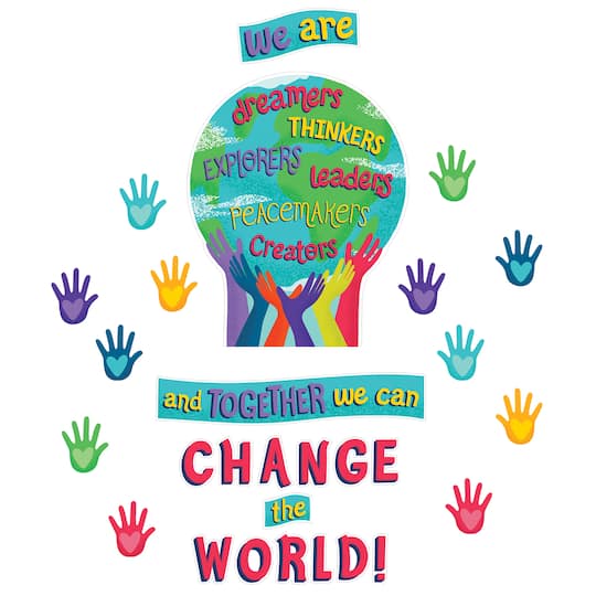 Carson Dellosa Education™ One World Together We Can Change the World Bulletin Board Set